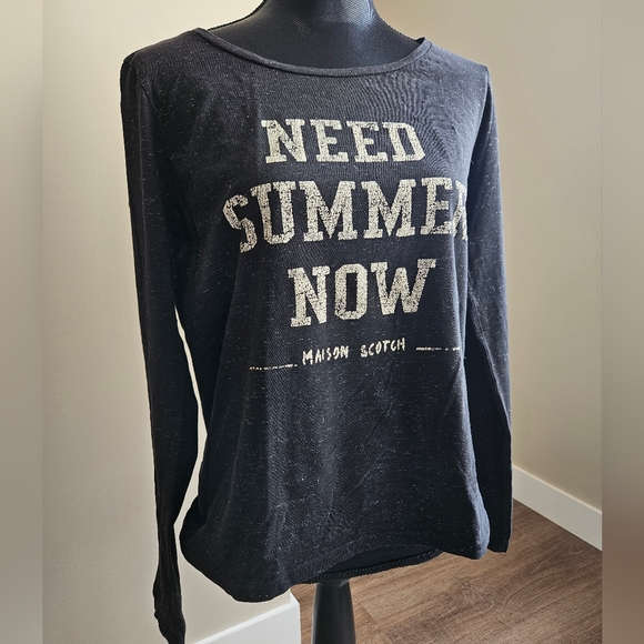 Maison Scotch Wild Rebellion top size 2 (m) - Picture 1 of 4